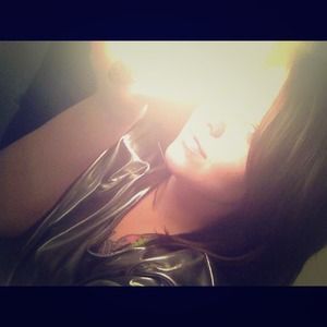 Vintage Metallic Silver Blouse