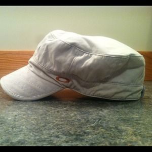 Khaki Oakley Newsboy Cap