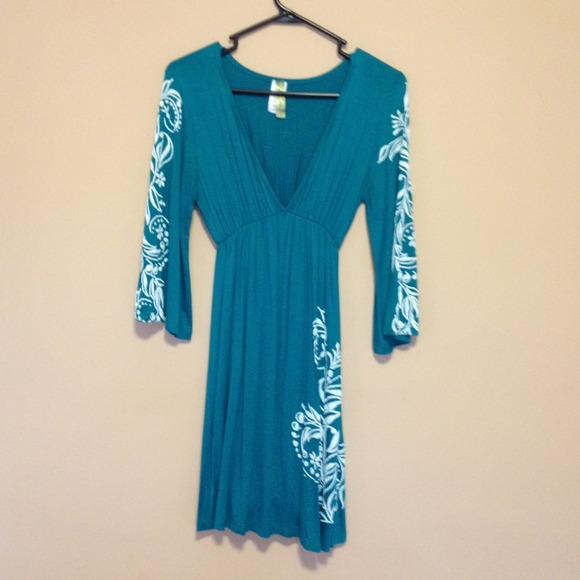 SOLD❌❌Urban outfitter Teal blue dress