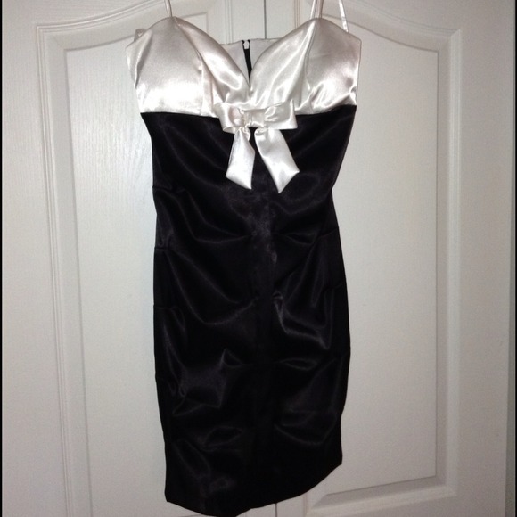 Black and white dress