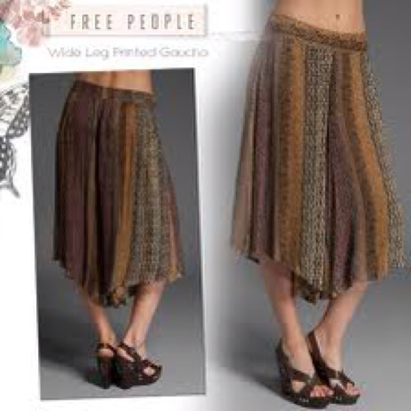 ✂Reduced✂Wide Leg Print Goucho - Picture 2 of 4