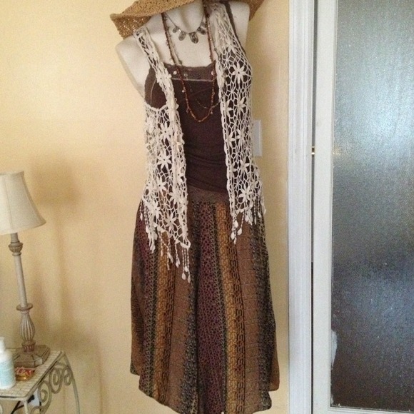 ✂Reduced✂Wide Leg Print Goucho - Picture 4 of 4