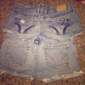 RESERVED BUNDLE!! Hollister cutoff shorts +2 swim