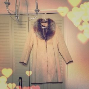 REDUCED Tan, vintage fur coat.💋