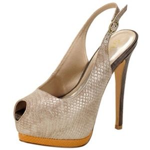 Qupid - Taupe Slingback