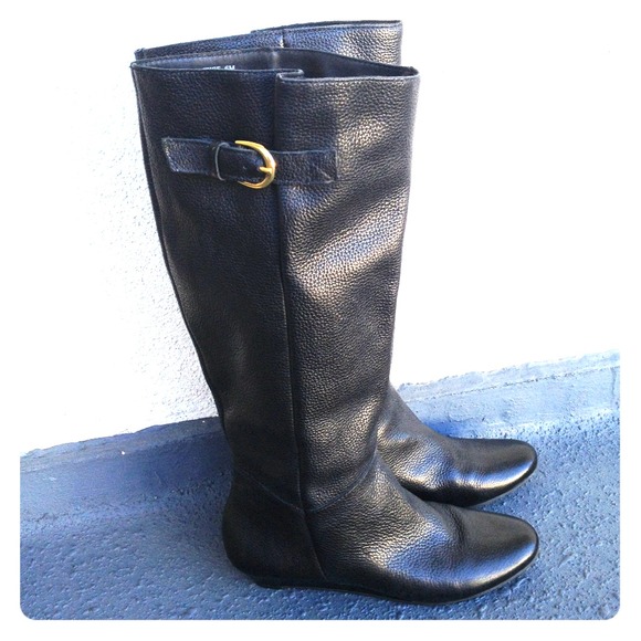 Black leather upper boot✨reserve for Lalaleah✨