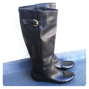 Black leather upper boot✨reserve for Lalaleah✨