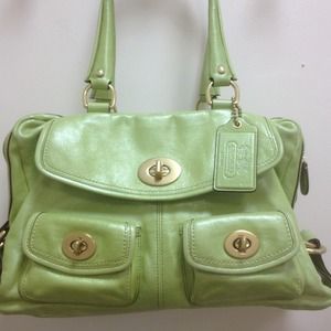 This is a limited edition coach archive handbag.