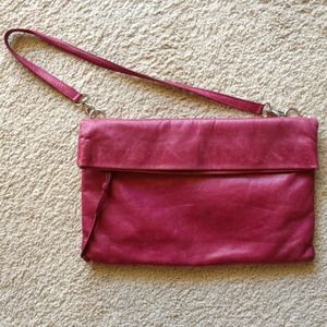 GIANNI CHIARINI rose leather purse