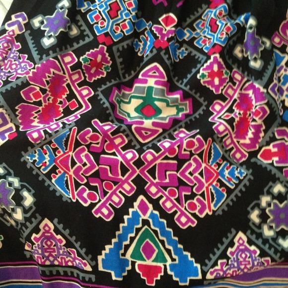 Strapless Aztec print dress - Picture 2 of 4