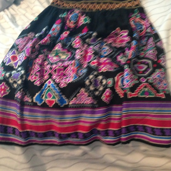 Strapless Aztec print dress - Picture 4 of 4