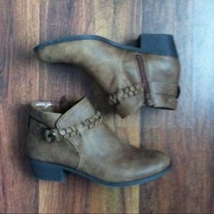 Braided booties. Excellent condition