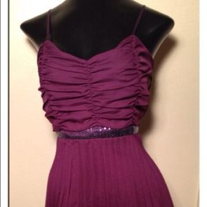 Plum Princess Evening Dress