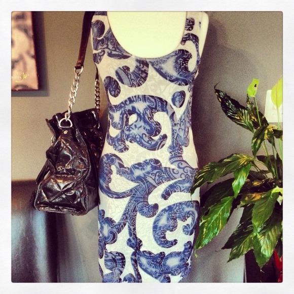 👗Nally & Millie Swirl Paisley Print Dress Small🎀 - Picture 1 of 4