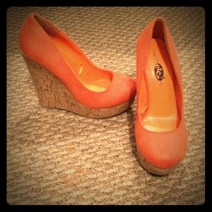 Pumpkin orange wedges