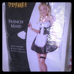 Women's French maid Halloween costume