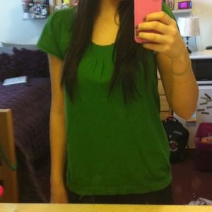 Green Babydoll Fit Shirt