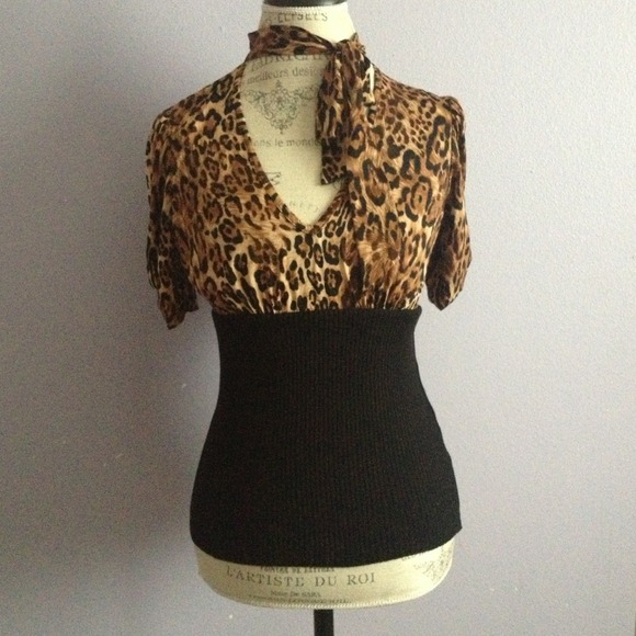 Leopard Print Blouse