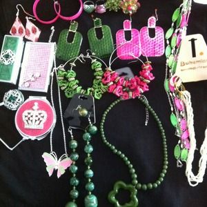 Pink and Green only accessories!