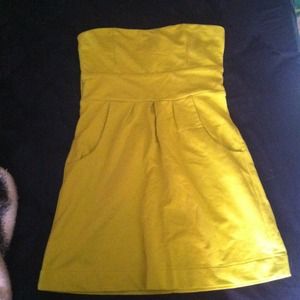 Yellow party dress