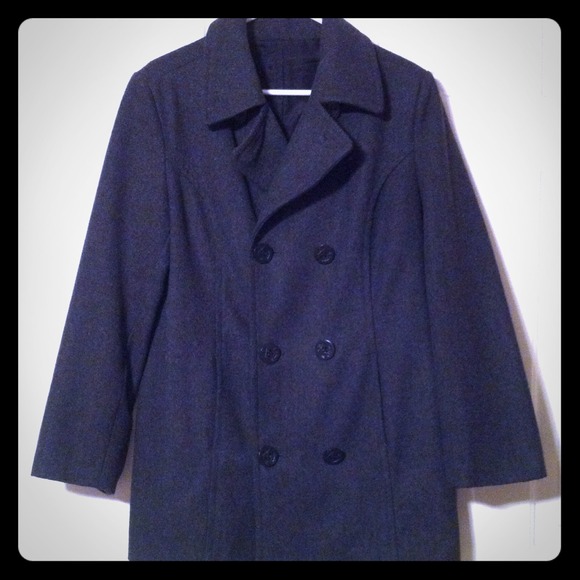 *REDUCED* Charcoal grey women's peacoat