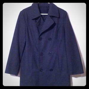 *REDUCED* Charcoal grey women's peacoat