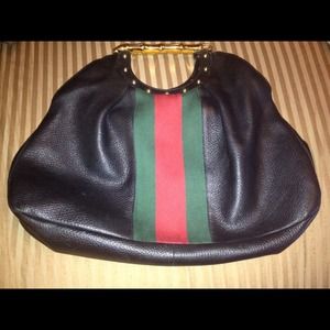 Authentic!!!!! Gucci Gold Bamboo Handle Bag