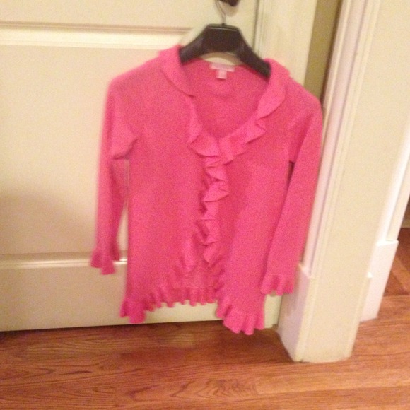 Lily Pulitzer kids pink sweater - Picture 1 of 2