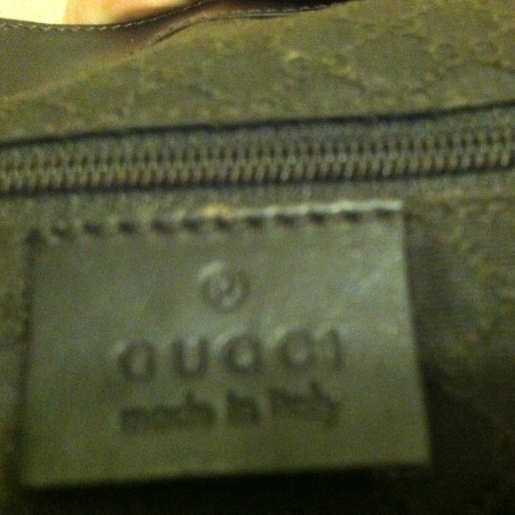 Gucci leather and canvas tote - Picture 4 of 4