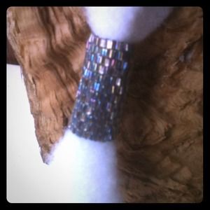 Dreadlock Sleeve Dread Bead iridescent glass