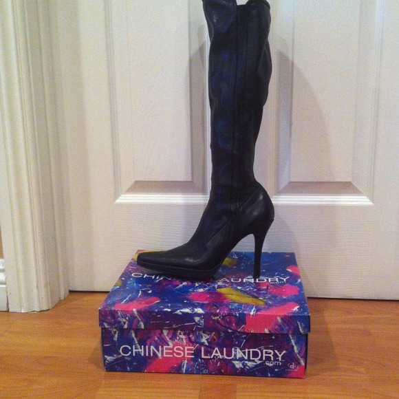 Black boots