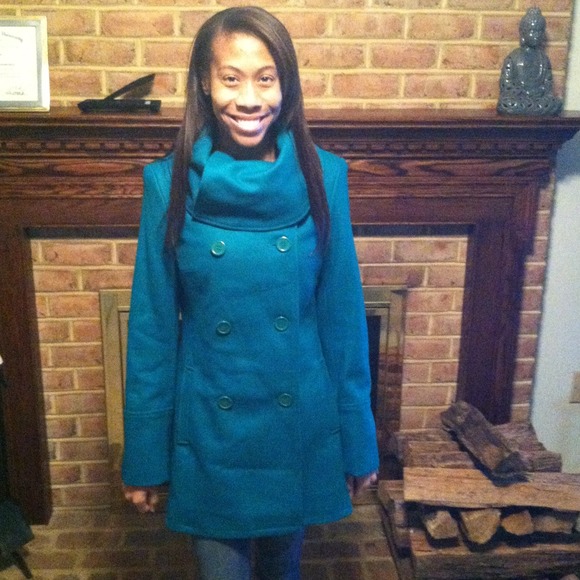 Cowl Neck Peacoat