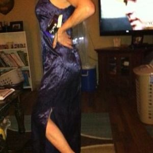 All That Jazz Purple Gown Size 7-8 (New with Tags)