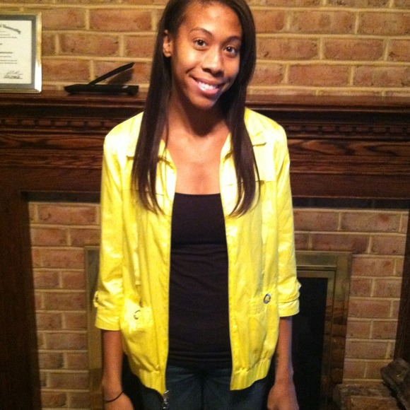 Yellow Windbreaker