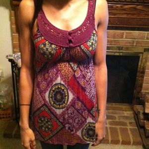 Forever 21 Crochet knit tank