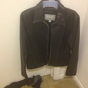 Leather jacket