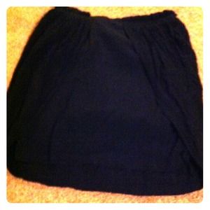 XS Layered mini skirt (black)