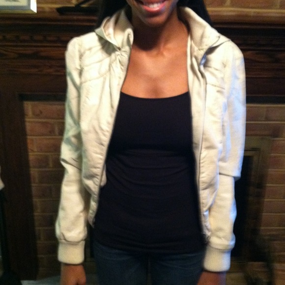 Faux leather jacket