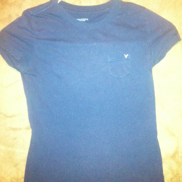 American Eagle XS Navy Blue Tee