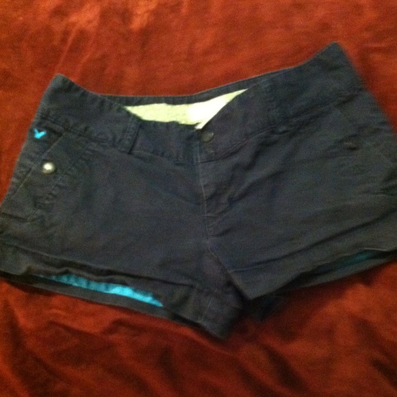 American eagle navy blue shorts