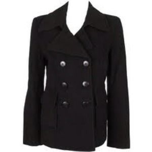 Black pea coat