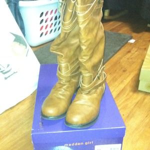 Cognac Steve madden boots