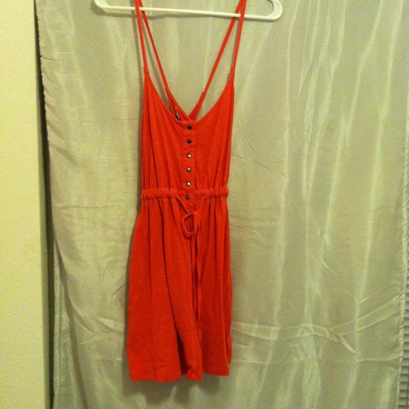 My FAVORITE Urban Outfitters coral dress