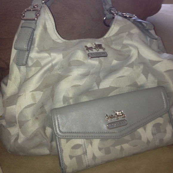Original Coach purse and wallet.