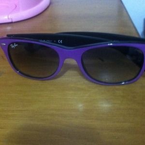 Authentic purple ray bans!