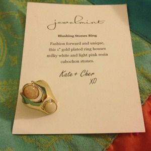 SOLD Jewelmint Blushing Stones Ring