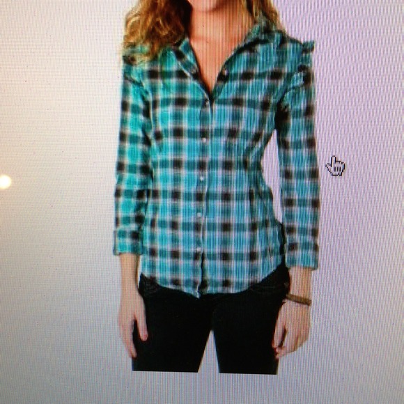 Roxy Plaid shirt - Picture 3 of 4