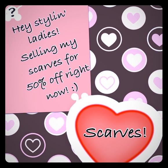 50% off of my scarves! 😍