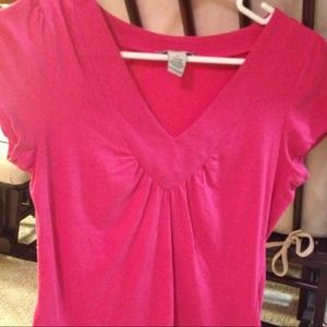 Carole little size small women's fuschia check top