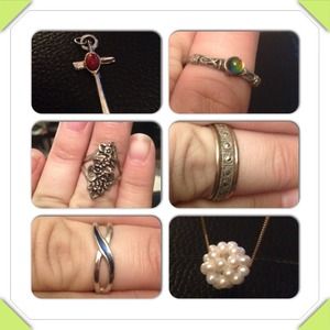 Bundle of jewelry.